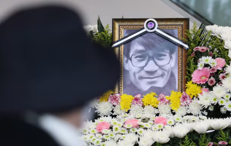 Ahn Sung-ki funeral
