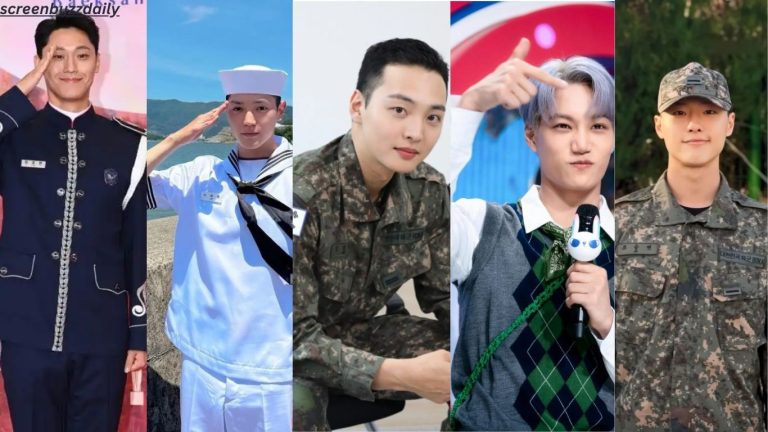 Korean celebrities military discharge 2025
